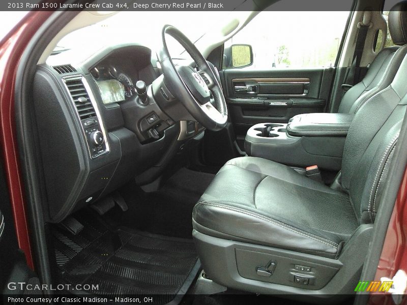 Deep Cherry Red Pearl / Black 2013 Ram 1500 Laramie Crew Cab 4x4
