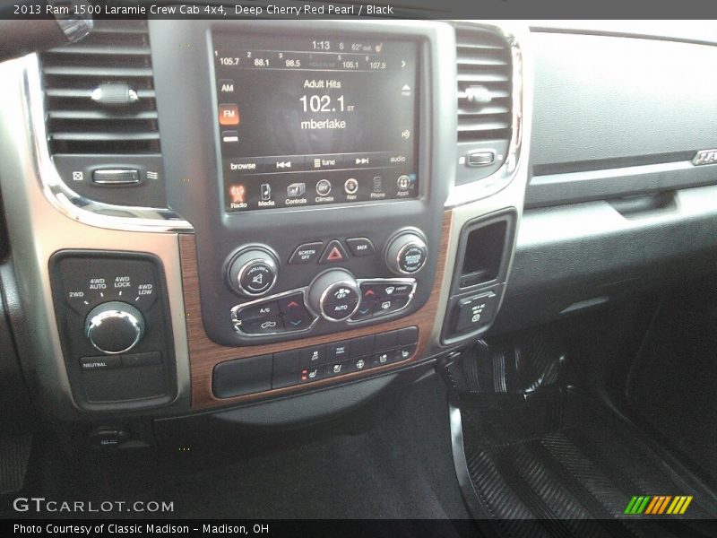 Deep Cherry Red Pearl / Black 2013 Ram 1500 Laramie Crew Cab 4x4
