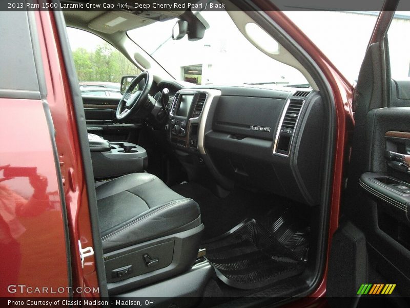Deep Cherry Red Pearl / Black 2013 Ram 1500 Laramie Crew Cab 4x4