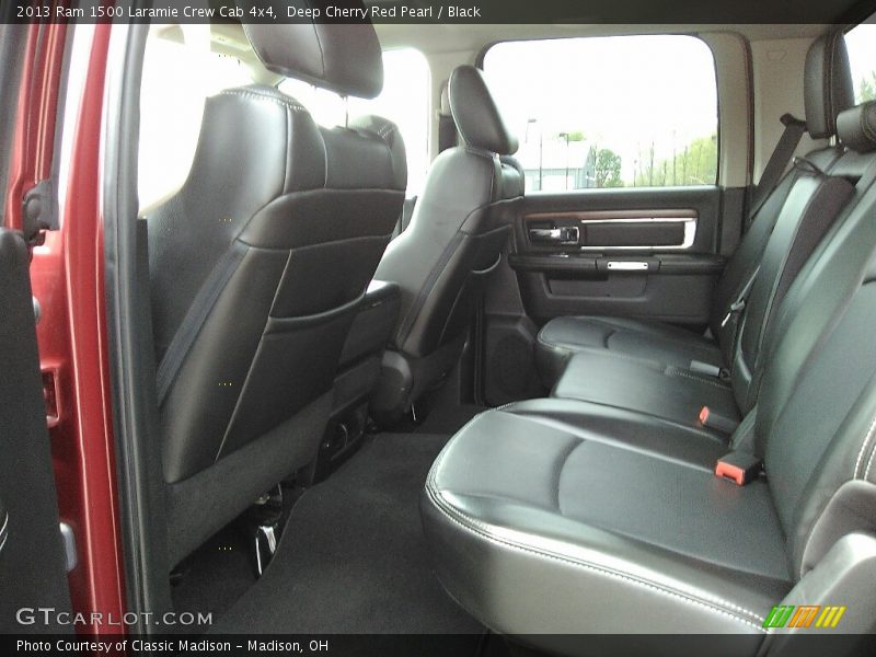 Deep Cherry Red Pearl / Black 2013 Ram 1500 Laramie Crew Cab 4x4