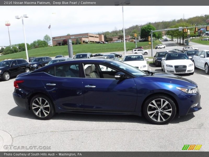 Deep Blue Pearl / Cashmere 2016 Nissan Maxima Platinum