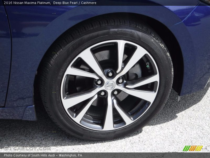 Deep Blue Pearl / Cashmere 2016 Nissan Maxima Platinum