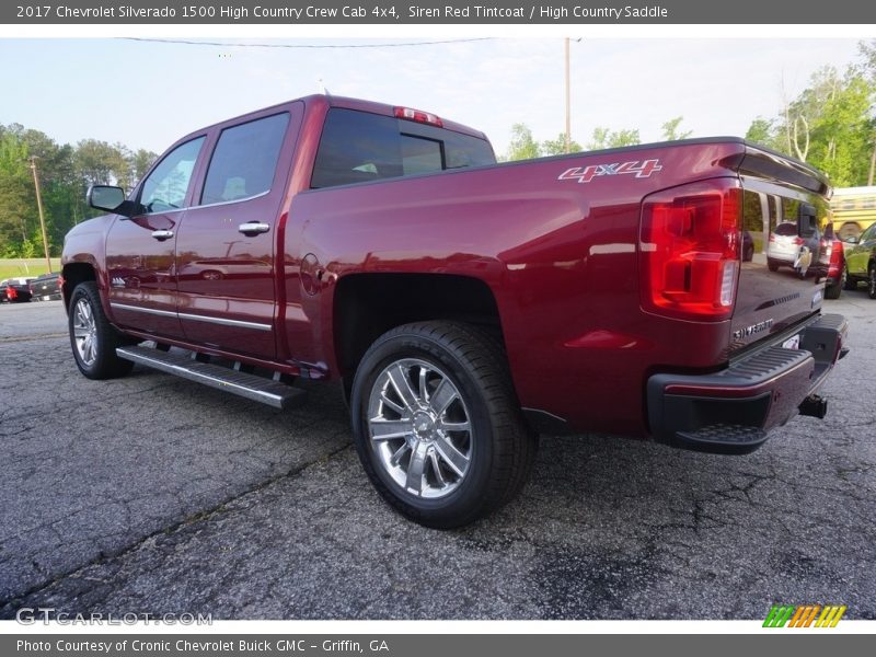 Siren Red Tintcoat / High Country Saddle 2017 Chevrolet Silverado 1500 High Country Crew Cab 4x4