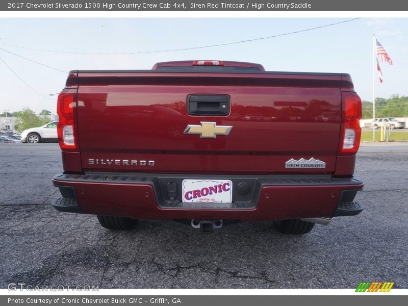 Siren Red Tintcoat / High Country Saddle 2017 Chevrolet Silverado 1500 High Country Crew Cab 4x4