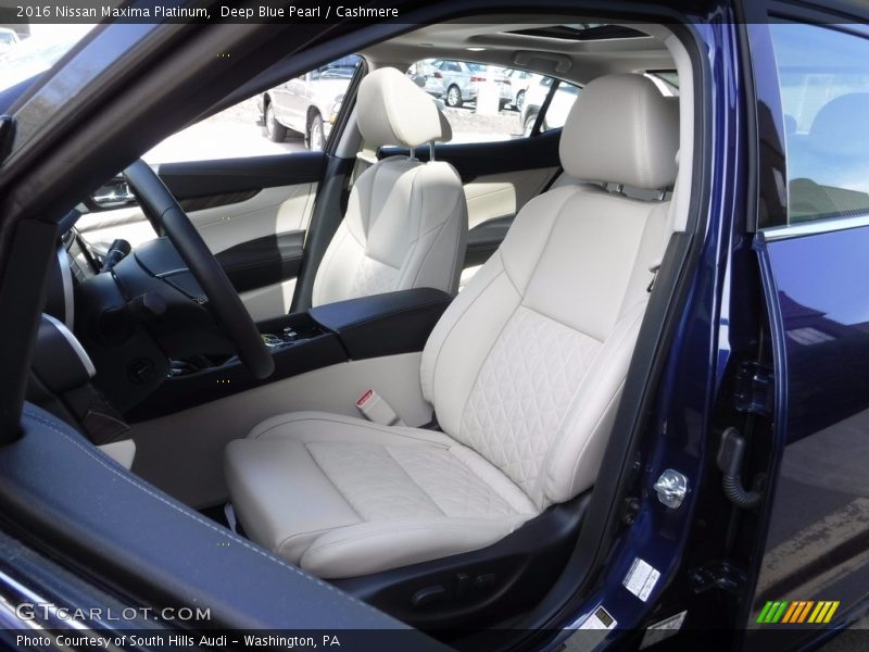 Deep Blue Pearl / Cashmere 2016 Nissan Maxima Platinum