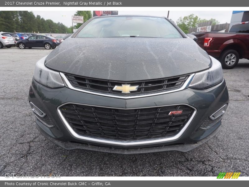 Nightfall Gray Metallic / Jet Black 2017 Chevrolet Cruze Premier