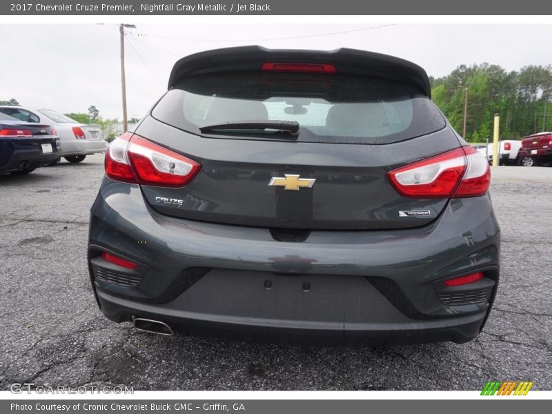 Nightfall Gray Metallic / Jet Black 2017 Chevrolet Cruze Premier