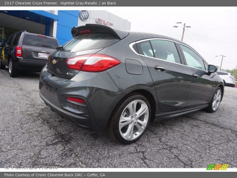 Nightfall Gray Metallic / Jet Black 2017 Chevrolet Cruze Premier