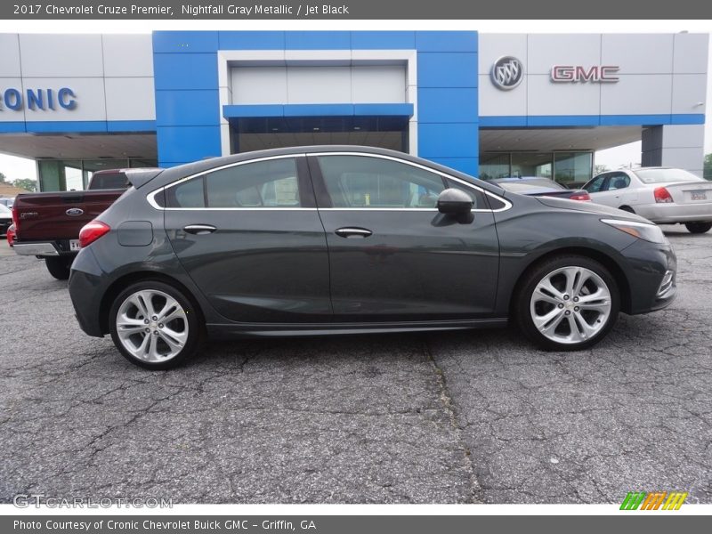 Nightfall Gray Metallic / Jet Black 2017 Chevrolet Cruze Premier