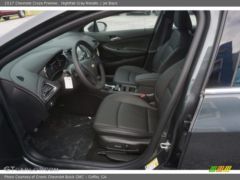 Nightfall Gray Metallic / Jet Black 2017 Chevrolet Cruze Premier