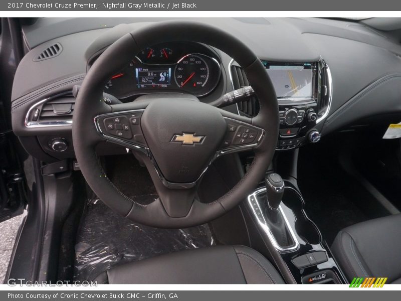 Nightfall Gray Metallic / Jet Black 2017 Chevrolet Cruze Premier