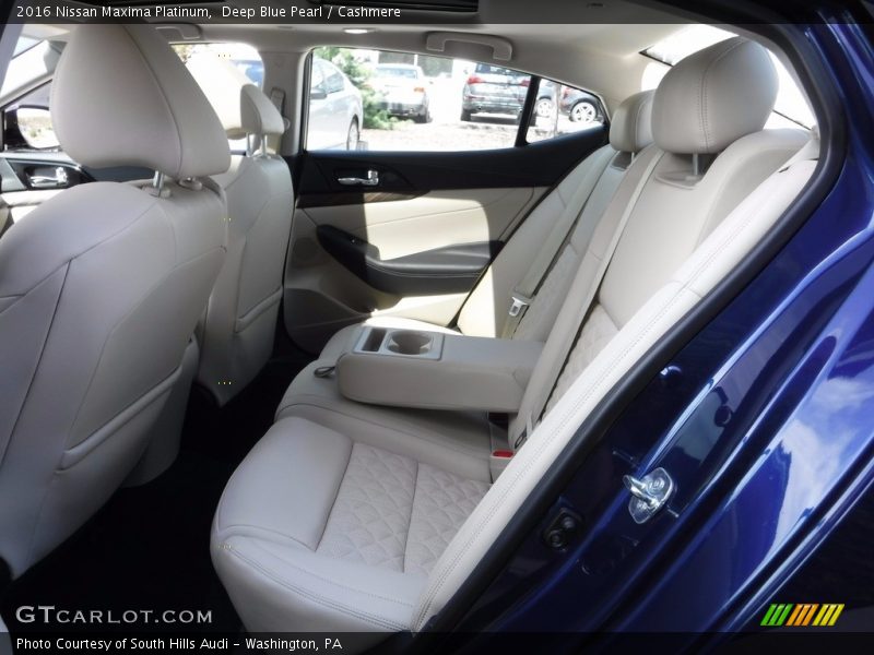 Deep Blue Pearl / Cashmere 2016 Nissan Maxima Platinum