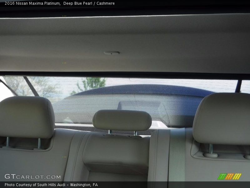 Deep Blue Pearl / Cashmere 2016 Nissan Maxima Platinum
