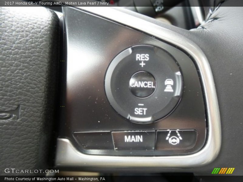 Molten Lava Pearl / Ivory 2017 Honda CR-V Touring AWD
