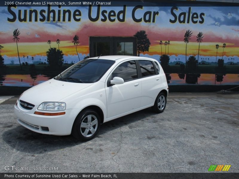 Summit White / Charcoal 2006 Chevrolet Aveo LS Hatchback