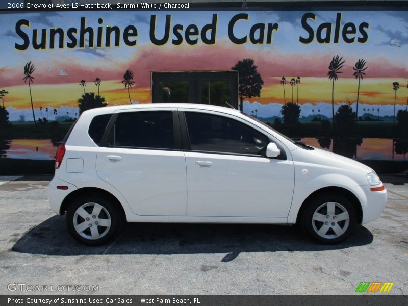 Summit White / Charcoal 2006 Chevrolet Aveo LS Hatchback