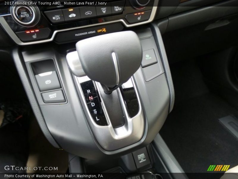 Molten Lava Pearl / Ivory 2017 Honda CR-V Touring AWD