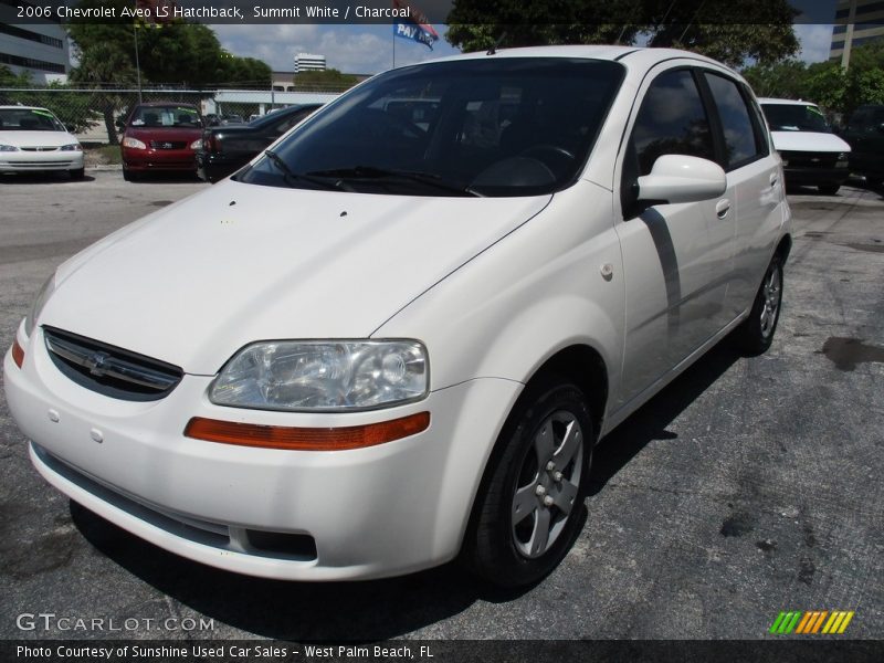Summit White / Charcoal 2006 Chevrolet Aveo LS Hatchback