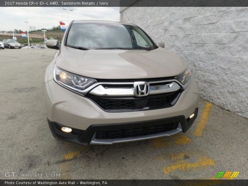 Sandstorm Metallic / Ivory 2017 Honda CR-V EX-L AWD