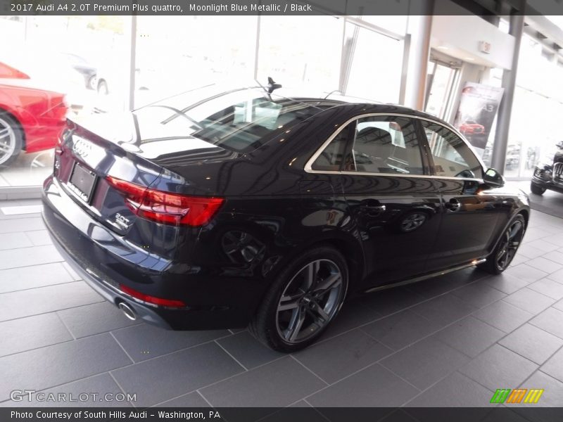 Moonlight Blue Metallic / Black 2017 Audi A4 2.0T Premium Plus quattro