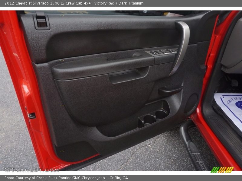 Victory Red / Dark Titanium 2012 Chevrolet Silverado 1500 LS Crew Cab 4x4