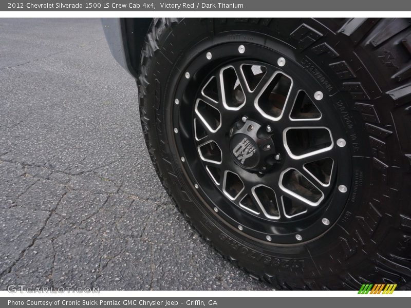 Victory Red / Dark Titanium 2012 Chevrolet Silverado 1500 LS Crew Cab 4x4
