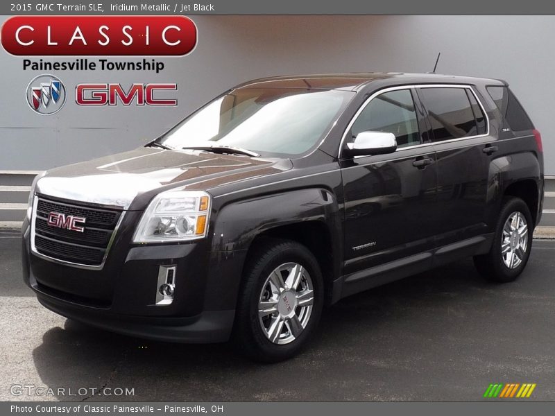 Iridium Metallic / Jet Black 2015 GMC Terrain SLE