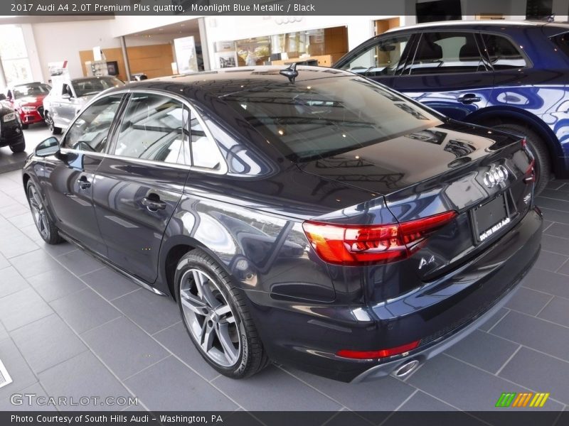 Moonlight Blue Metallic / Black 2017 Audi A4 2.0T Premium Plus quattro