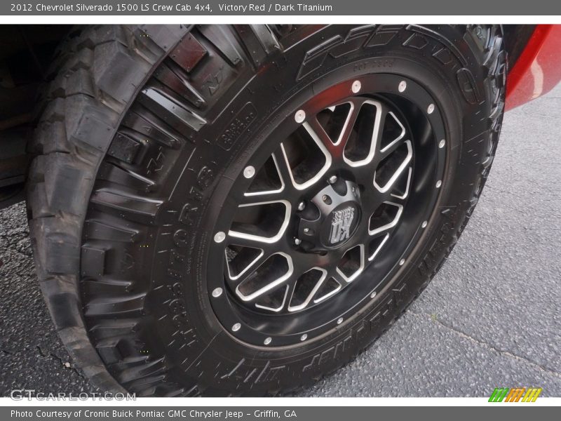 Victory Red / Dark Titanium 2012 Chevrolet Silverado 1500 LS Crew Cab 4x4