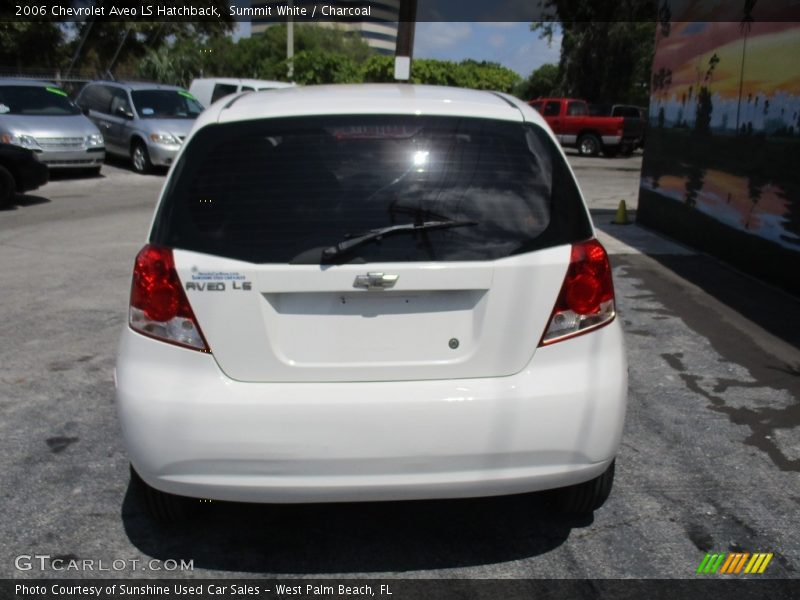 Summit White / Charcoal 2006 Chevrolet Aveo LS Hatchback
