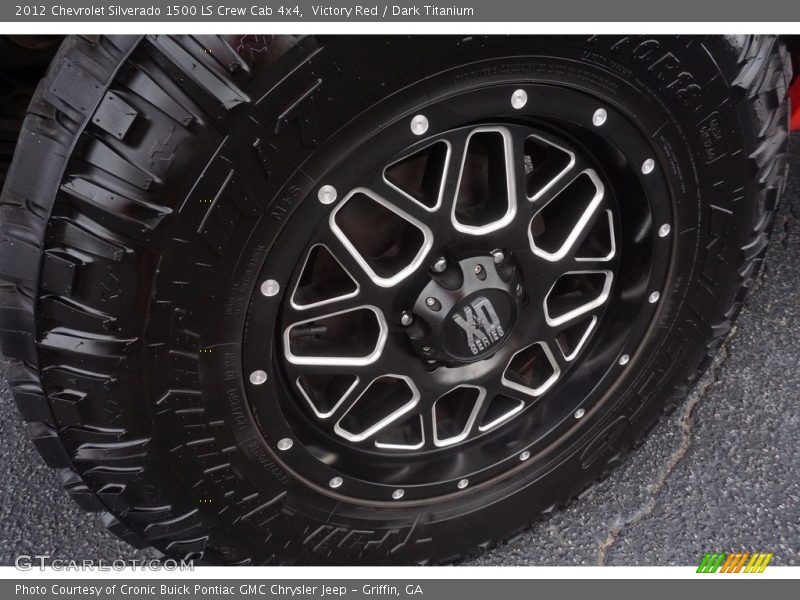 Victory Red / Dark Titanium 2012 Chevrolet Silverado 1500 LS Crew Cab 4x4