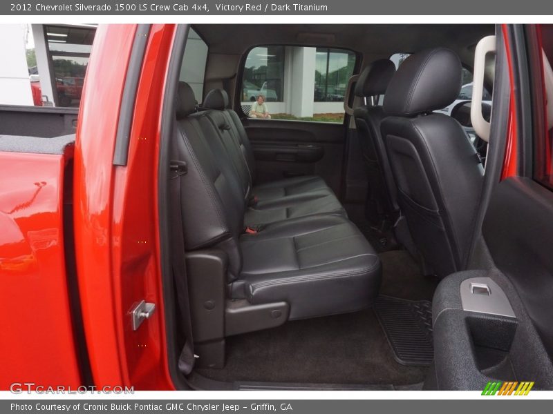 Victory Red / Dark Titanium 2012 Chevrolet Silverado 1500 LS Crew Cab 4x4