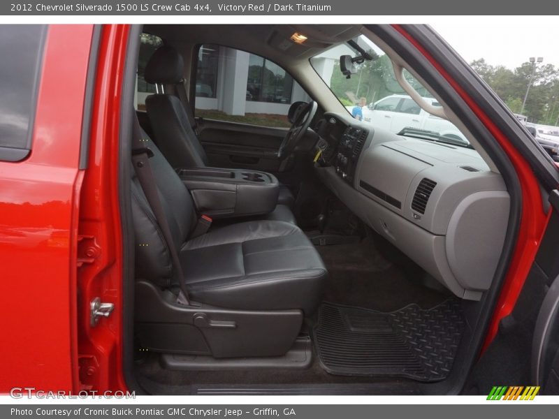 Victory Red / Dark Titanium 2012 Chevrolet Silverado 1500 LS Crew Cab 4x4