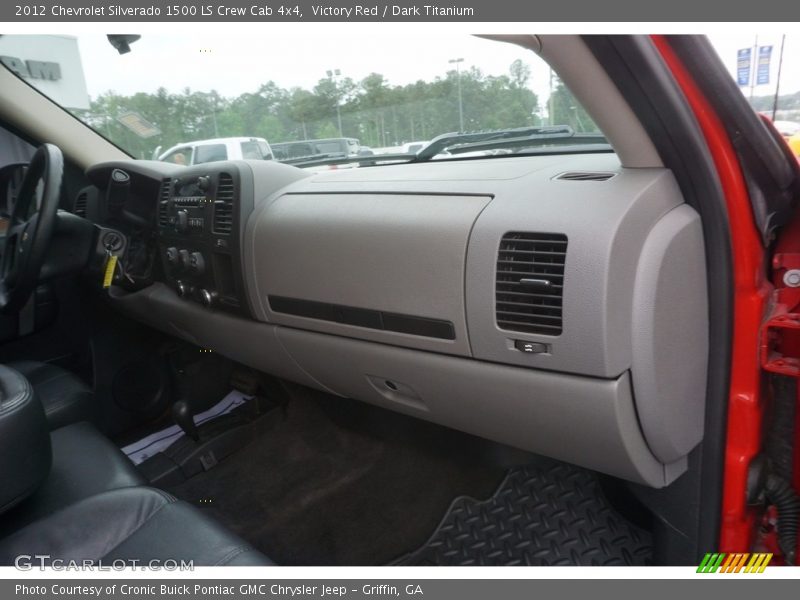 Victory Red / Dark Titanium 2012 Chevrolet Silverado 1500 LS Crew Cab 4x4