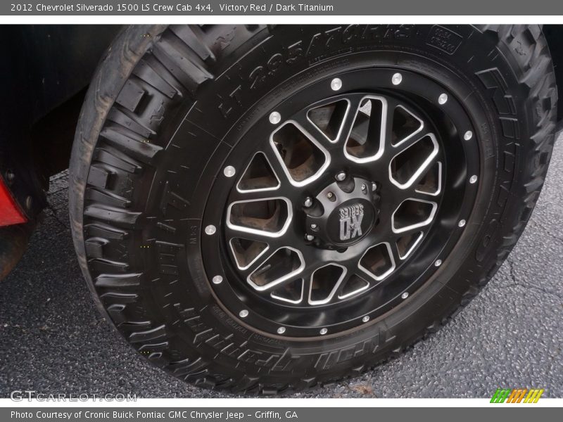 Victory Red / Dark Titanium 2012 Chevrolet Silverado 1500 LS Crew Cab 4x4