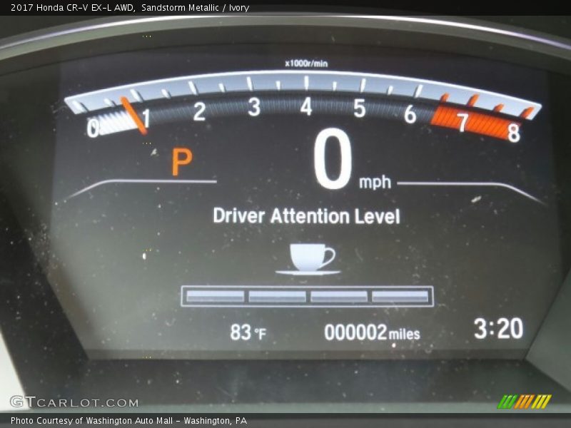 Sandstorm Metallic / Ivory 2017 Honda CR-V EX-L AWD