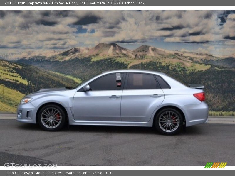 Ice Silver Metallic / WRX Carbon Black 2013 Subaru Impreza WRX Limited 4 Door