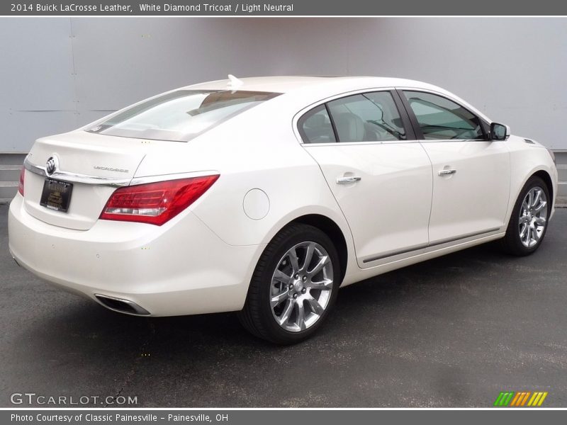 White Diamond Tricoat / Light Neutral 2014 Buick LaCrosse Leather