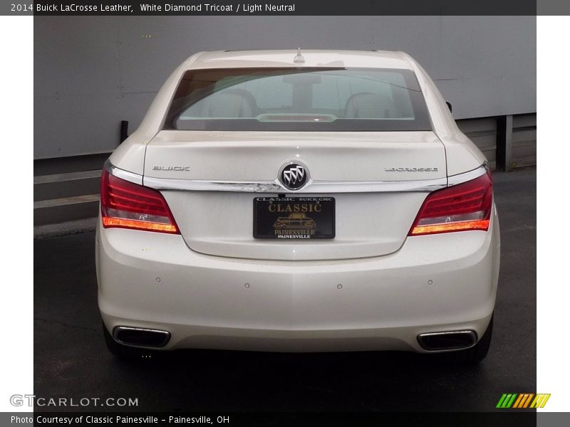 White Diamond Tricoat / Light Neutral 2014 Buick LaCrosse Leather