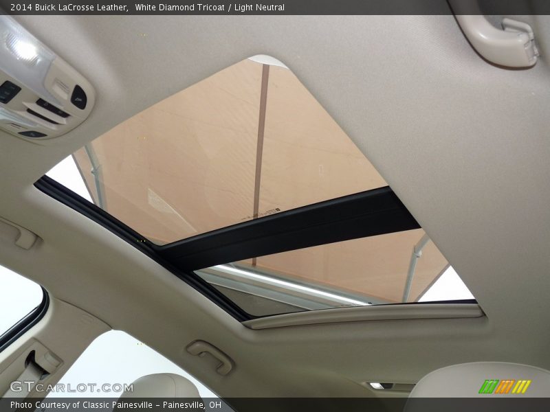 White Diamond Tricoat / Light Neutral 2014 Buick LaCrosse Leather
