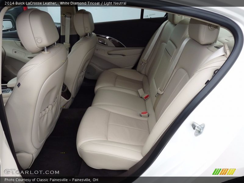 White Diamond Tricoat / Light Neutral 2014 Buick LaCrosse Leather