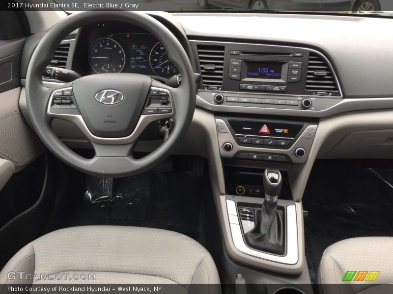 Electric Blue / Gray 2017 Hyundai Elantra SE