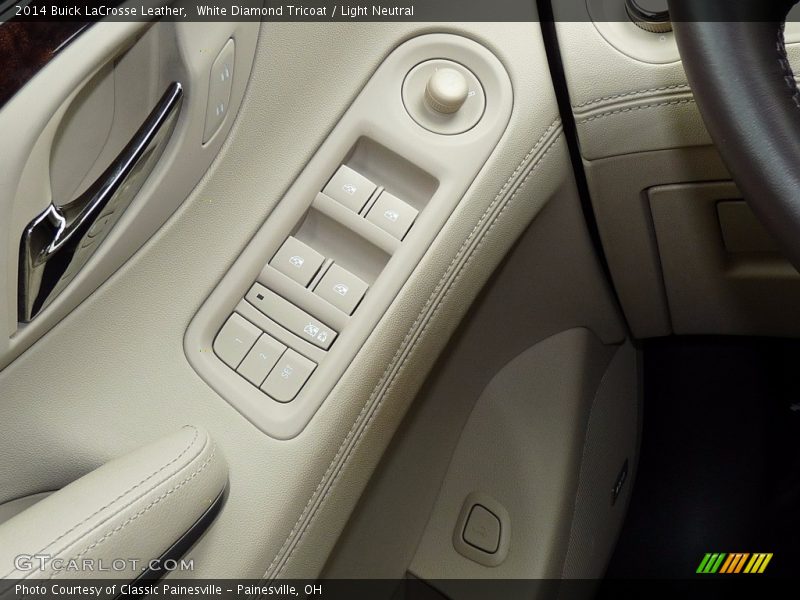 White Diamond Tricoat / Light Neutral 2014 Buick LaCrosse Leather