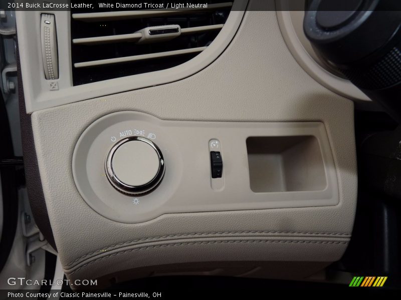 White Diamond Tricoat / Light Neutral 2014 Buick LaCrosse Leather