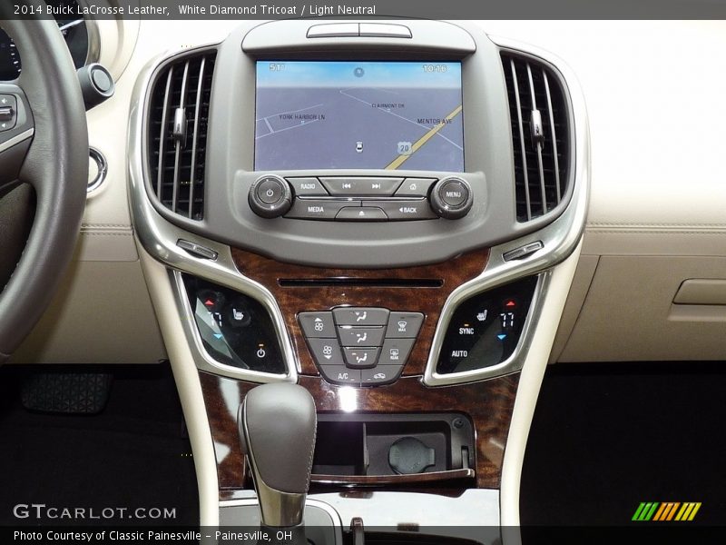 White Diamond Tricoat / Light Neutral 2014 Buick LaCrosse Leather