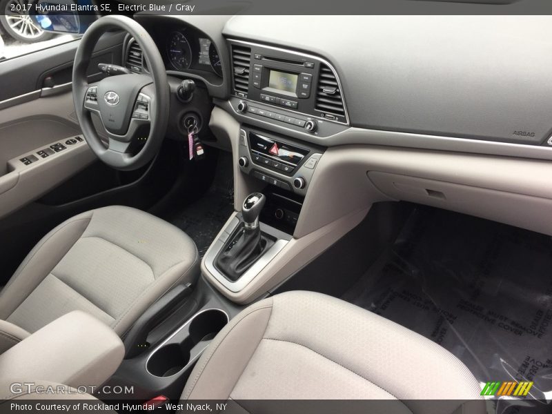Electric Blue / Gray 2017 Hyundai Elantra SE