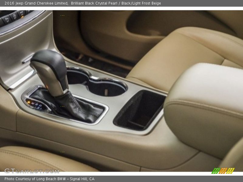 Brilliant Black Crystal Pearl / Black/Light Frost Beige 2016 Jeep Grand Cherokee Limited