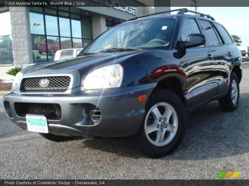 Moonlit Blue / Gray 2004 Hyundai Santa Fe