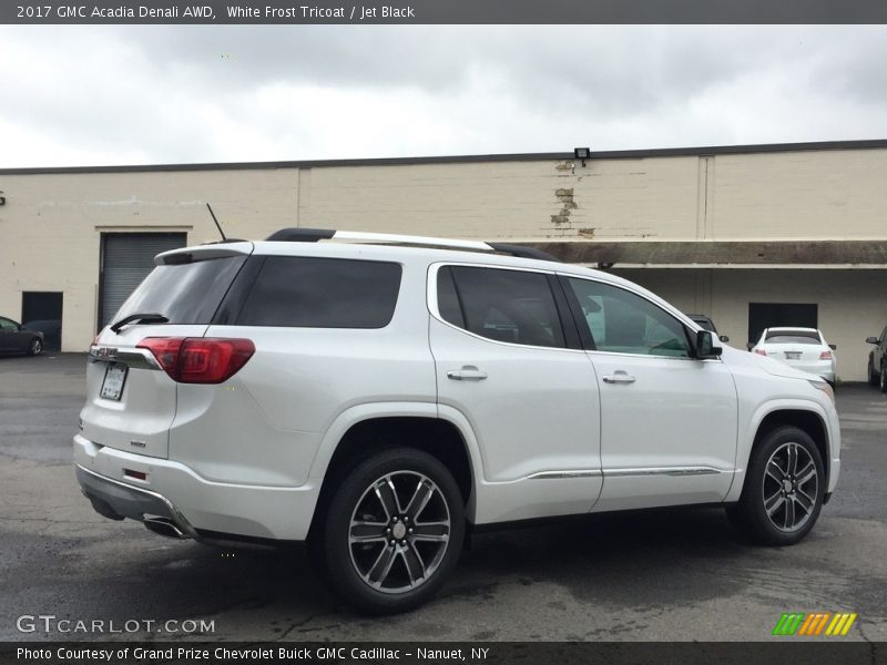 White Frost Tricoat / Jet Black 2017 GMC Acadia Denali AWD