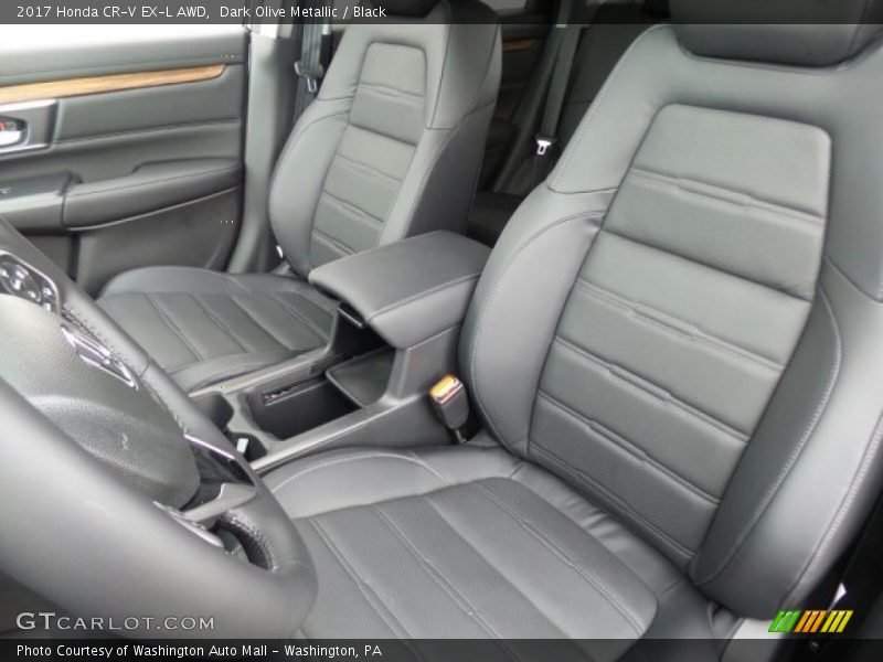 Dark Olive Metallic / Black 2017 Honda CR-V EX-L AWD